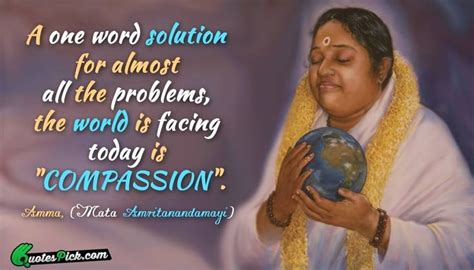 Amma Mata Amritanandamayi Words Compassion