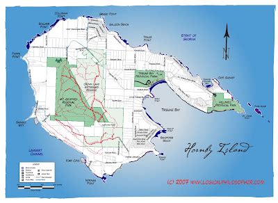 Hornby Island Map 