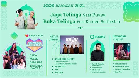Ramadan Joox Gelar Konser Musik Dan Podcast Islami