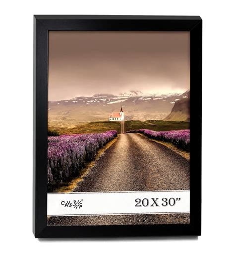 20x30 Black Wood Picture Frame With Polished Plexiglass Michaels
