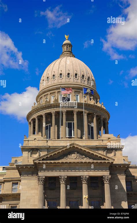 The Idaho State Capitol Building At Boise Stock Photo Alamy