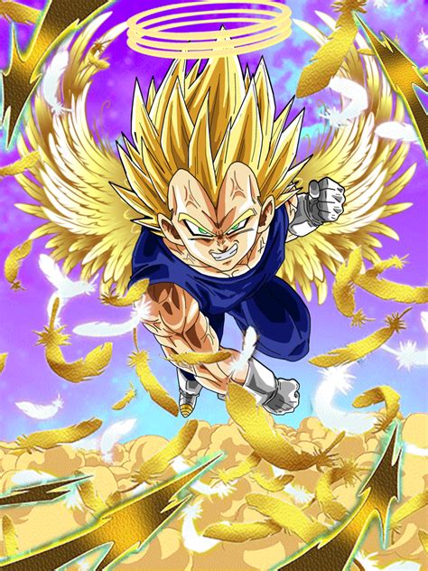 Triple Ascension Halo Super Saiyan Vegeta Triple Angel Db Dokfanbattle Wiki Fandom