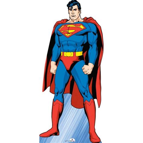 You purchase the printable file (1 unit) and print as many times and copies as you need at home or. Superman Superhero Cardboard Cutout from DC Comics Justice League Supreme Team