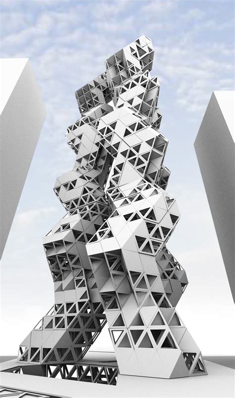 Tetrahedron Tower For Singapores Marina Bay Evolo Architecture