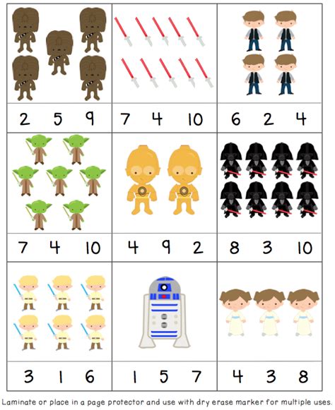 Star Wars Worksheets Printable