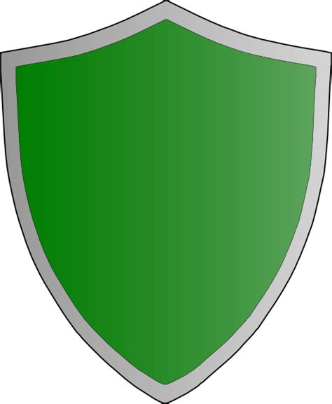 Green Shield Clip Art At Vector Clip Art Online Royalty