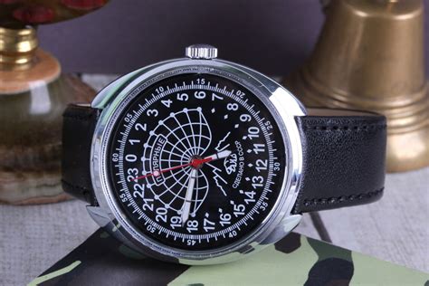 Mens Watch Raketa 24 Hours Watch Polar Watch Vintage Watch Etsy