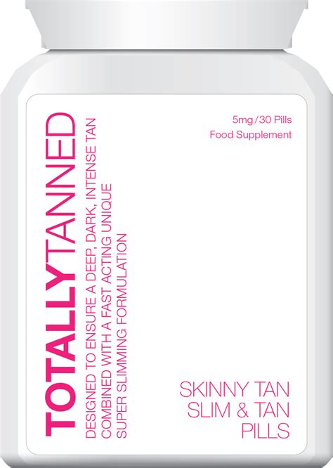 Totally Tanned Skinny Tan Tablets Tanning Pills Get Slimmer And Golden Brown