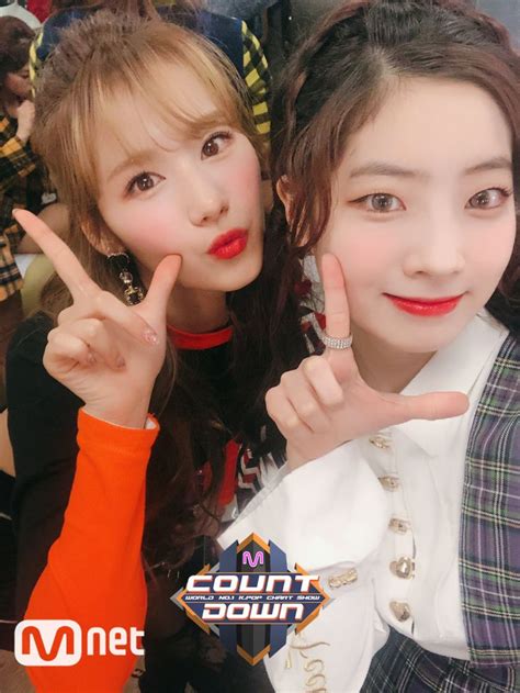 m countdown on twitter ダヒョン コンビ サナ