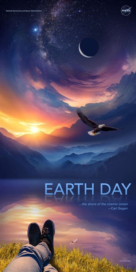 Nasas Free Earth Day 2018 Poster Uses The Words Of Carl Sagan To