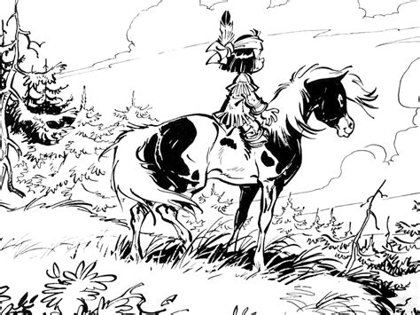 Dessin de Yakari gratuit à imprimer et colorier  Coloriage de Yakari