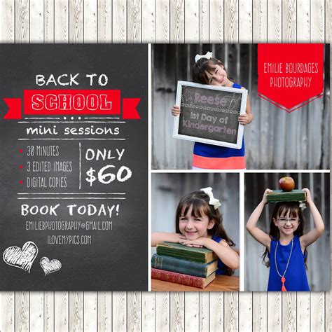 Back To School Mini Session Offer Emilie Bourdages Photography