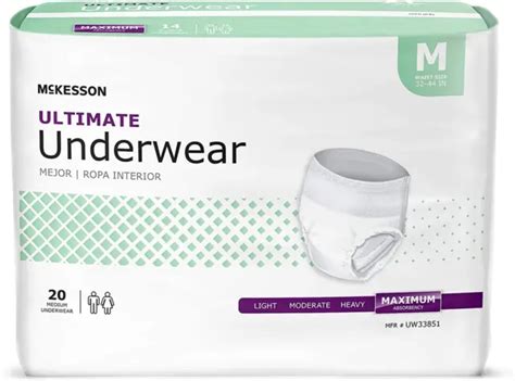 Mckesson Ultimate Pull On Up Incontinence Underwear Diapers Maximum Lm