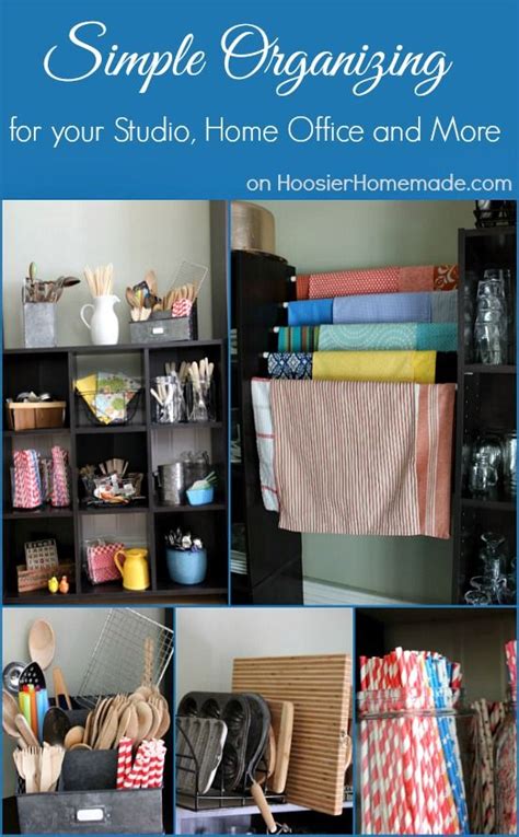 Simple Organizing For Your Studio Home Office And More Home