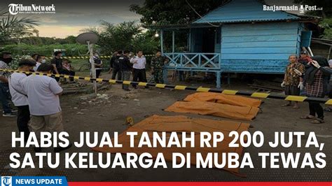 Misteri Penemuan 4 Mayat Di Muba Diduga Jadi Korban Perampokan Usai