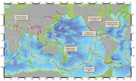 What Transform Faults In The Ocean Can Tell Us