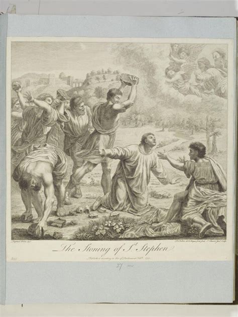The Stoning Of St Stephen Raphael Basire James The Younger V