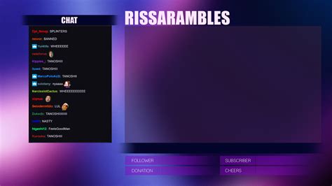 Dream Haze - Twitch Graphics Set | Rissa Rambles - Digital Artist