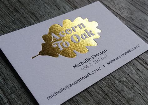 Foil Printed Business Cards Nz Pinc