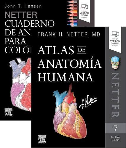 Pack Netter Atlas De Anatomia Humana Netter Cuaderno De Anatomia Para