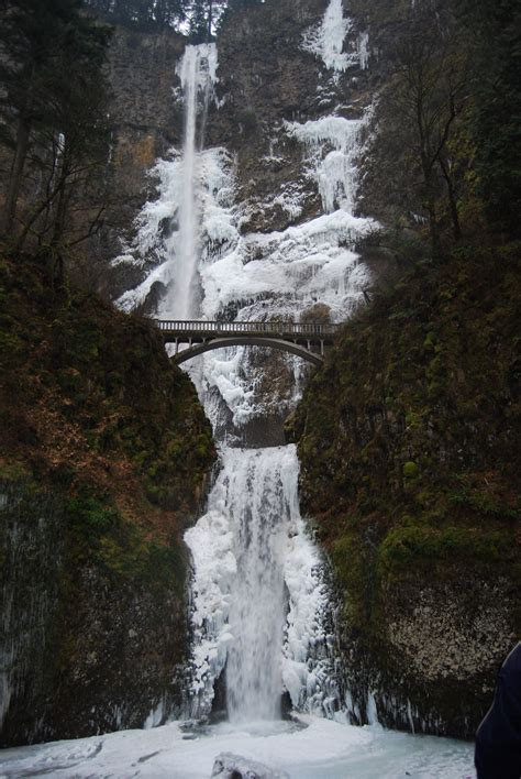 Multnomah Falls Oregon Frozen Photos I Took Of Our