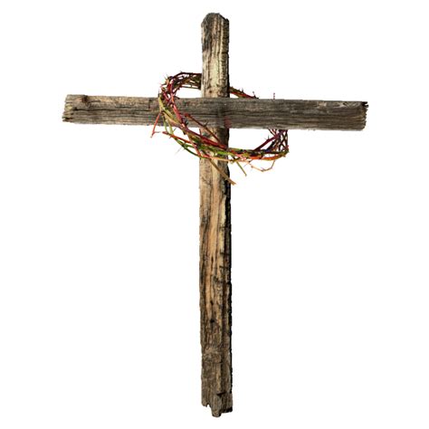 Cross With Crown Of Thorns Png Free Png Image