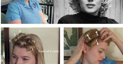 Tutorial A Marilyn Pin Curl Set Vintage Hairstyles Tutorial Pin
