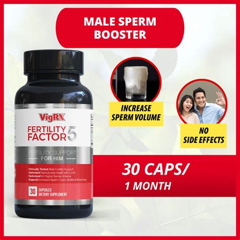 vigrx fertility factor 5 [30 capsules 30 days] tongkat ali sex medicine vigara tablet