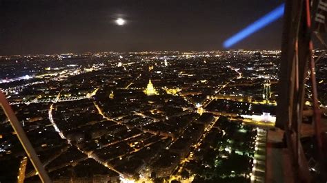 Eiffel Tower View From The Top Night 🗼🌙 Youtube