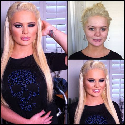 24 Photos Of Adult Film Stars Before And After Makeup