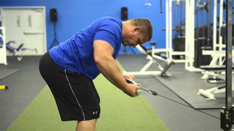 Standing Bent Over Reverse Grip Cable Row Male Youtube