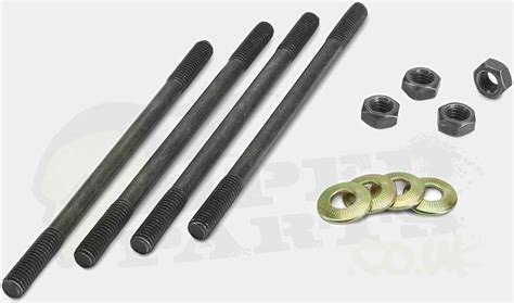 The head bolts have to withstand tremendous loads to keep the cylinder head sealed tightly against the head gasket and block. Cylinder Studs/ Bolts Kit - Minarelli Vertical Engine ...
