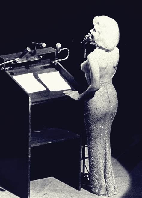 Crystal Encrusted Gown Marilyn Monroe Wore To Sing Happy Birthday To