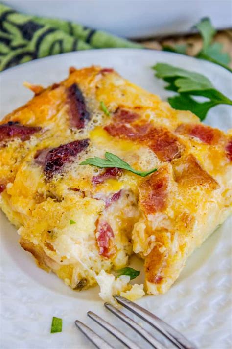 Cheesy Bacon And Egg Casserole Breakfast Keto Recipes