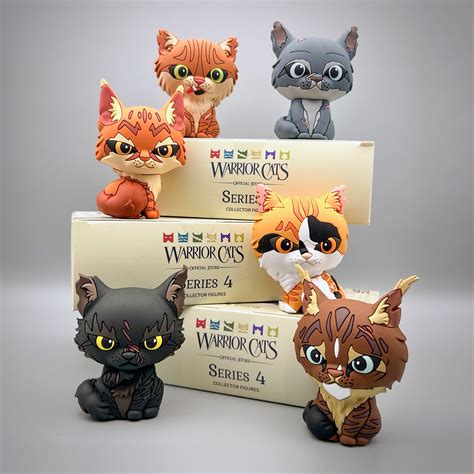 Bundle Of 3 Mini Collector Figures Series 4 Official Warrior Cats