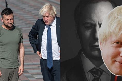 Ukraine Criticised For Sharing Bizarre Boris Johnson Meme In Wake Of Truss Resignation Indy100