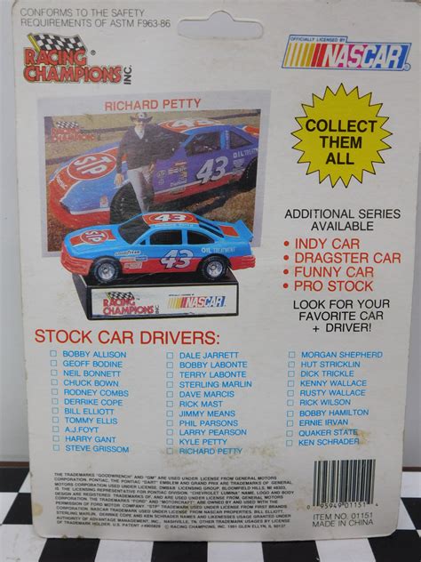 Racing, nascar other diecast racing cars cars: Morgan Shepherd 1/64 #21 Citgo 1991 Ford Thunderbird