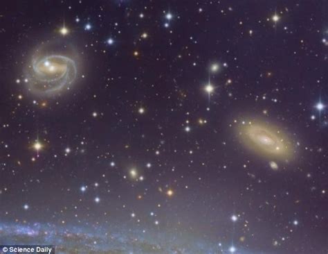 Pictured Stunning Images Of Spiral Galaxy 50million Light Years Away