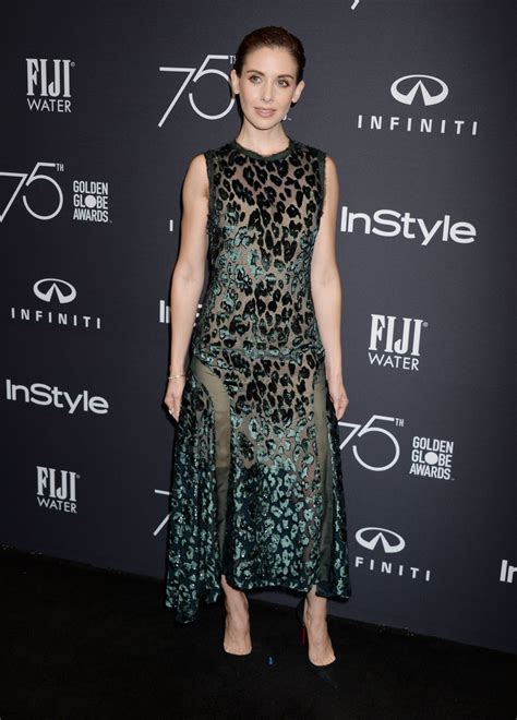 Alison Brie At Hfpa And Instyle Celebrate 75th Anniversary Of The Golden