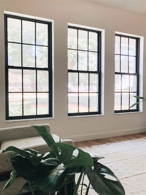 How To Paint Black Window Frames And Panes Within The Grove Black