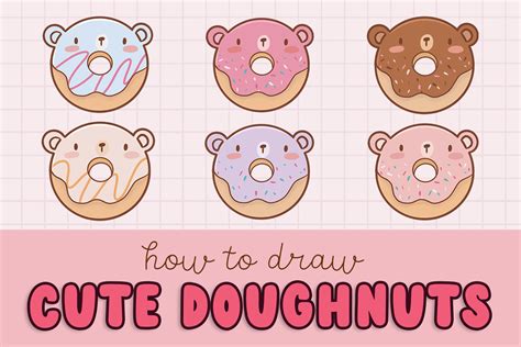 How To Draw A Donut Easy Step By Step