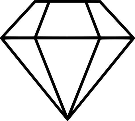 Download High Quality Diamond Clipart Outline Transparent Png Images