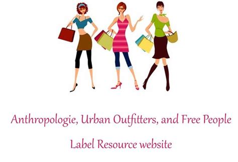 Anthropologie Urban Outfitters And Free People Label Resource