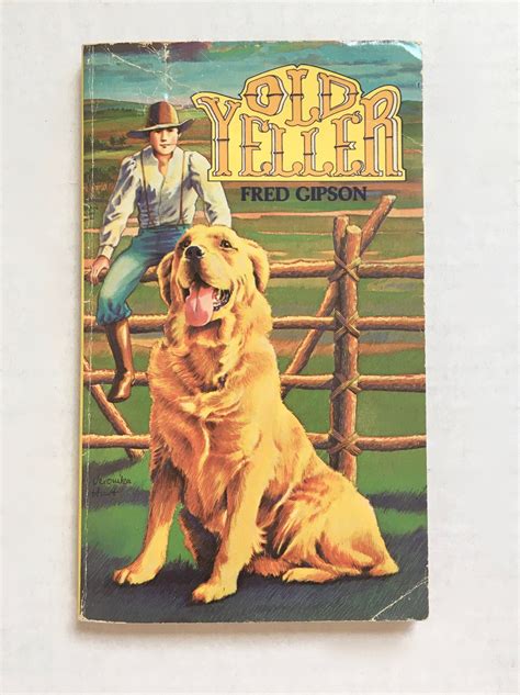 Vintage Old Yeller By Fred Gipson 1957 Small Paperback Book Etsy