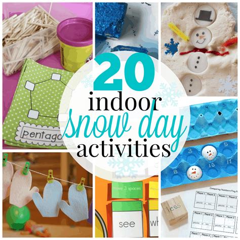 20 Fun Indoor Snow Day Activities I Can Teach My Child Bloglovin