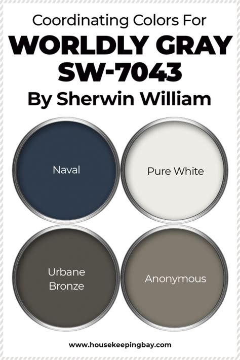 Worldly Gray Sw By Sherwin Williams Housekeeping Bay