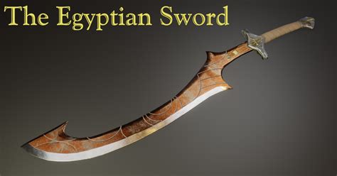 Egyptian Sword Khopesh 3d 武器 Unity Asset Store