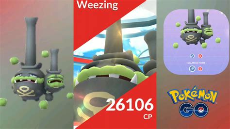 Weezing loves the gases given off by rotted kitchen garbage. Pokemon Images: Galarian Weezing Pokemon Go Raid