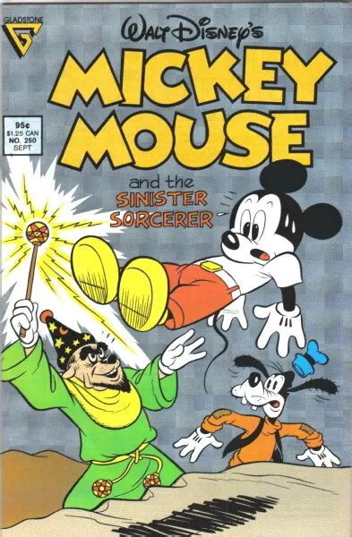 Walt Disneys Mickey Mouse Comic Book 250 Gladstone 1989 Near Mint