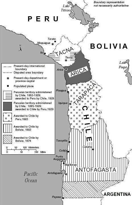 Atlas Geo Histórico Económico Y Político La Guerra Del Salitre
